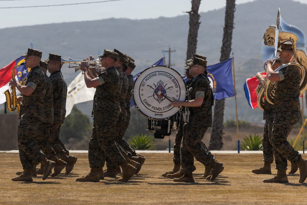 HQ Bn. holds change of command ceremony