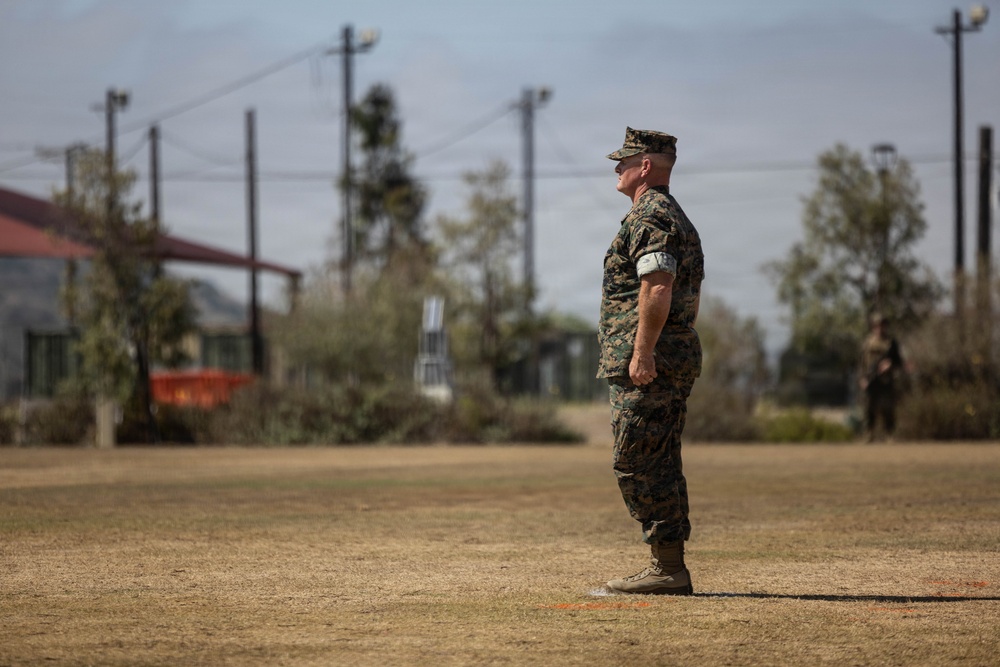 HQ Bn. holds change of command ceremony