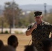 HQ Bn. holds change of command ceremony