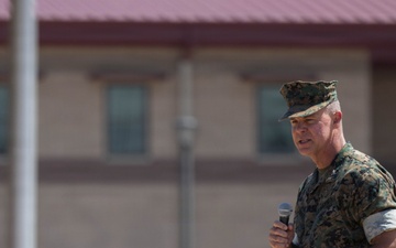HQ Bn. holds change of command ceremony