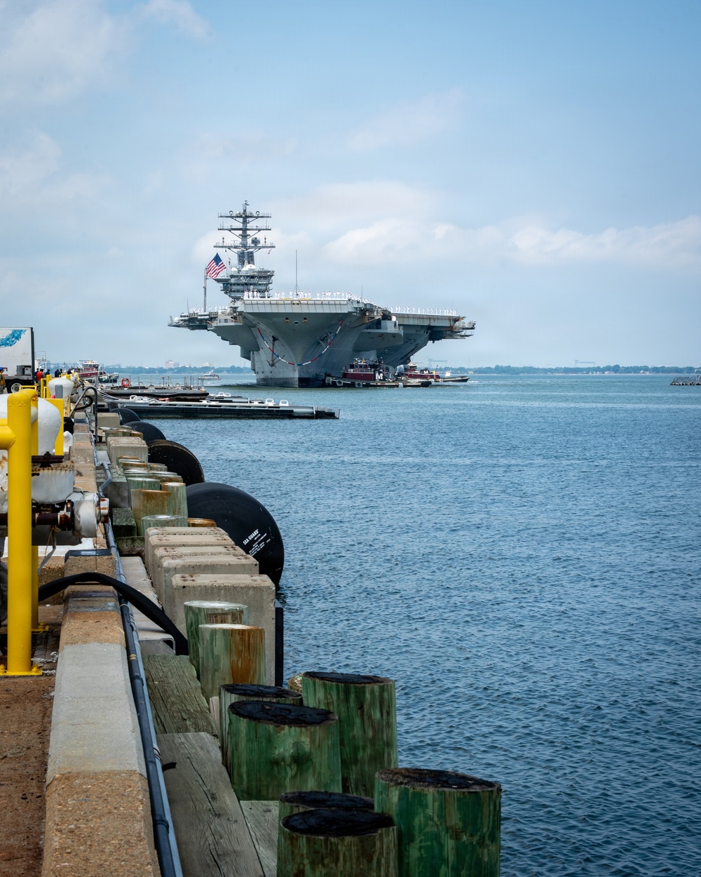 USS Nimitz Arrives to Final Homeport of Naval Station Norfolk