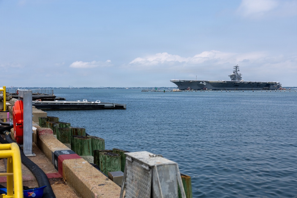USS Nimitz Arrives to Final Homeport of Naval Station Norfolk
