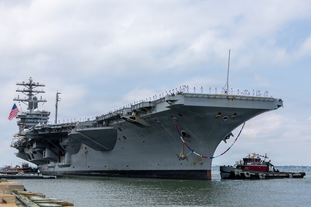 USS Nimitz Arrives to Final Homeport of Naval Station Norfolk