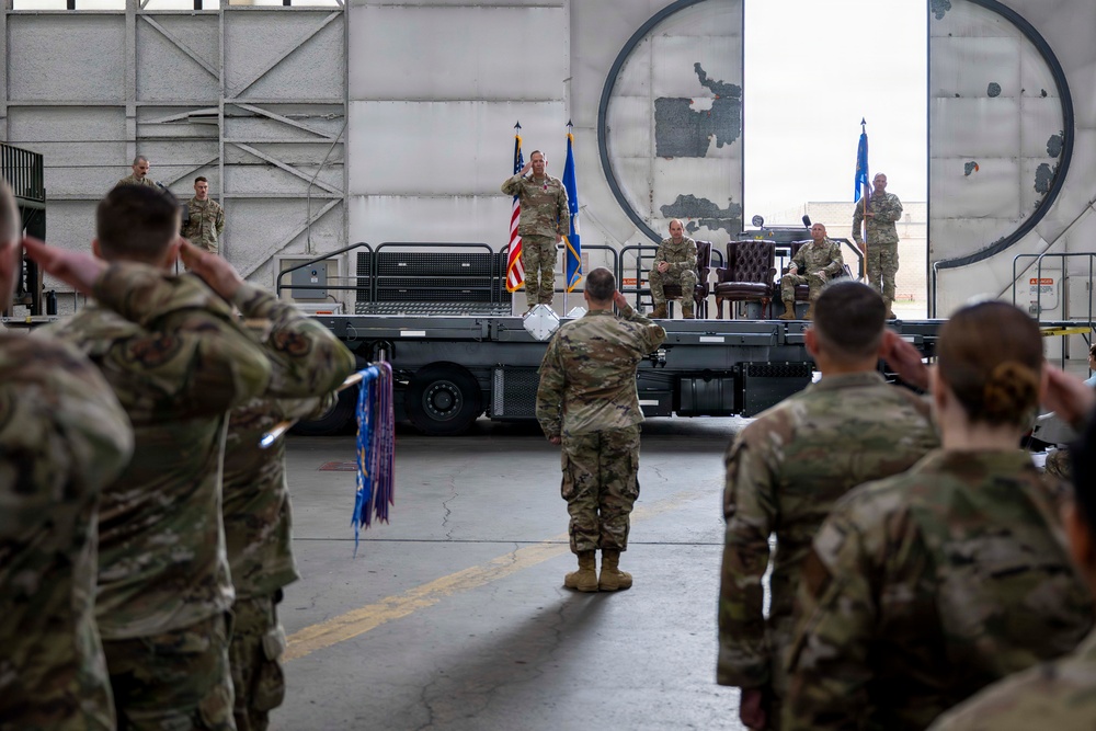 354th MSG Change of Command Ceremony