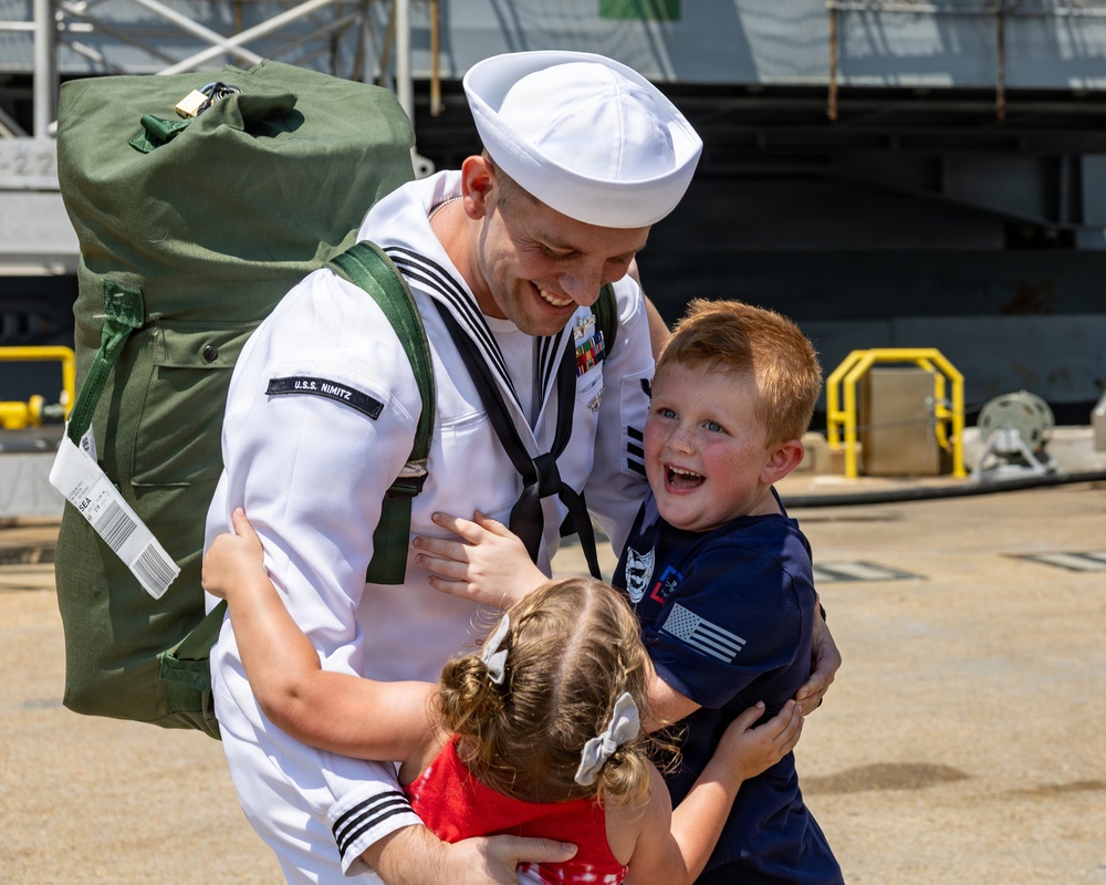 USS Nimitz Arrives to Final Homeport of Naval Station Norfolk