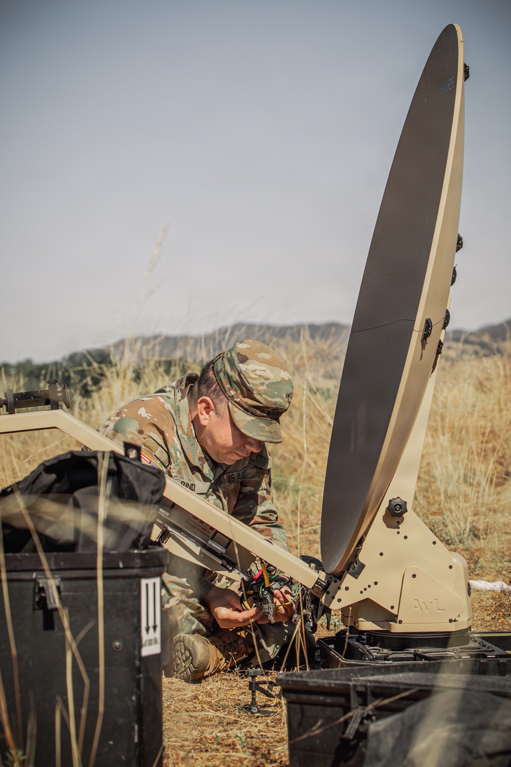 Alpha Company, 392nd ESB-E, drives the signal Mission Forward at “Bold Eagle” CSTX 26-02