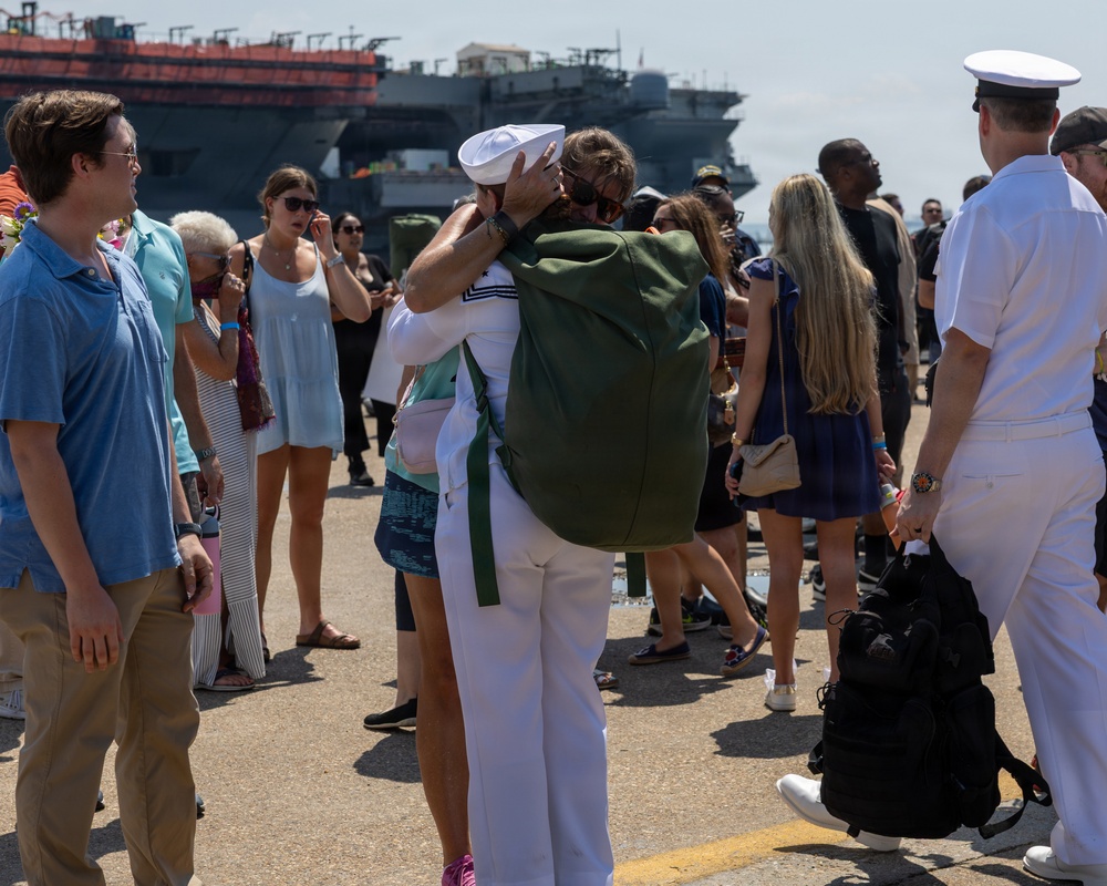 USS Nimitz Arrives to Final Homeport of Naval Station Norfolk