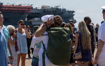 USS Nimitz Arrives to Final Homeport of Naval Station Norfolk