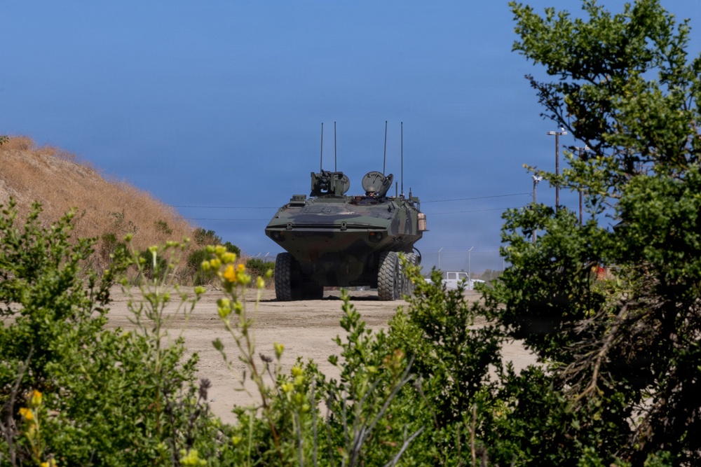 U.S. Marines with 3d AA Bn. conduct driving refamiliarization