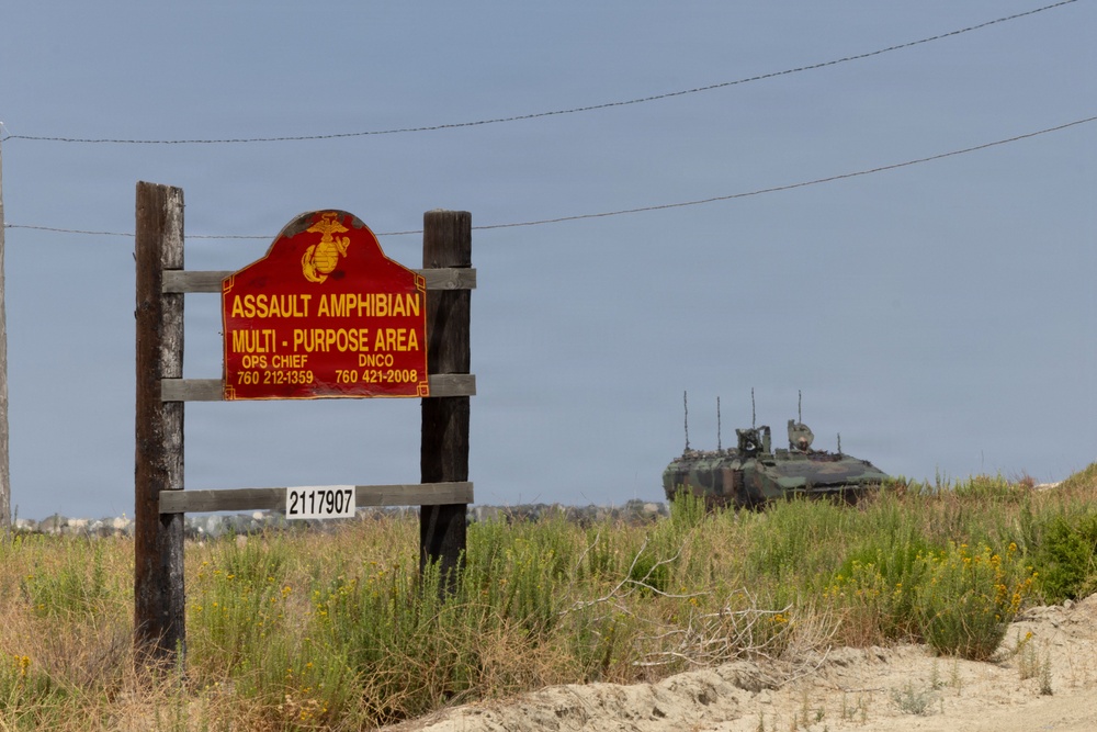 U.S. Marines with 3d AA Bn. conduct driving refamiliarization