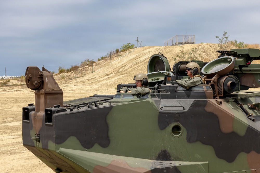 U.S. Marines with 3d AA Bn. conduct driving refamiliarization