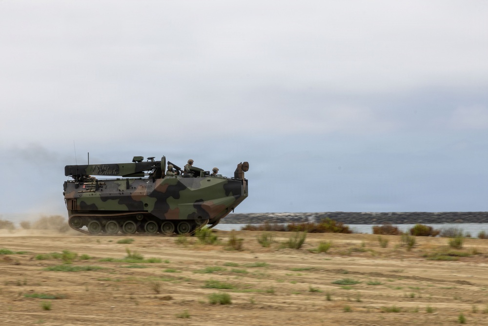 U.S. Marines with 3d AA Bn. conduct driving refamiliarization