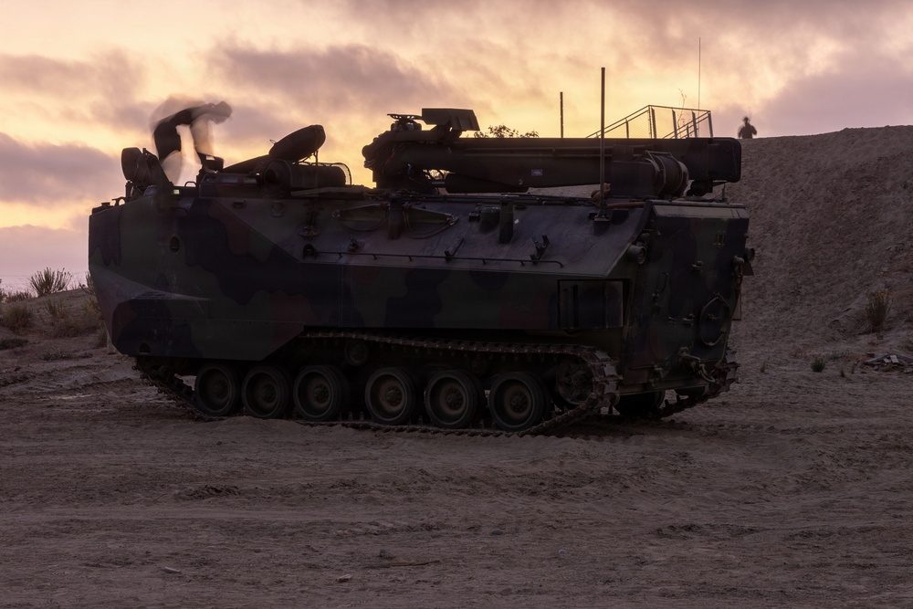 U.S. Marines with 3d AA Bn. conduct driving refamiliarization