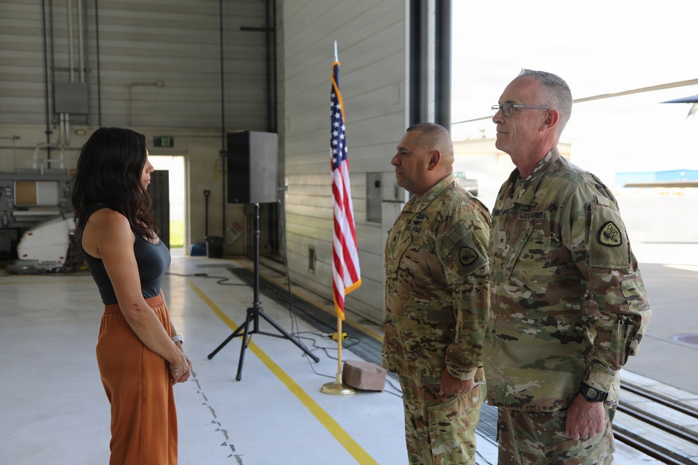 Col. Noe Vasquez is promoted to the rank of colonel