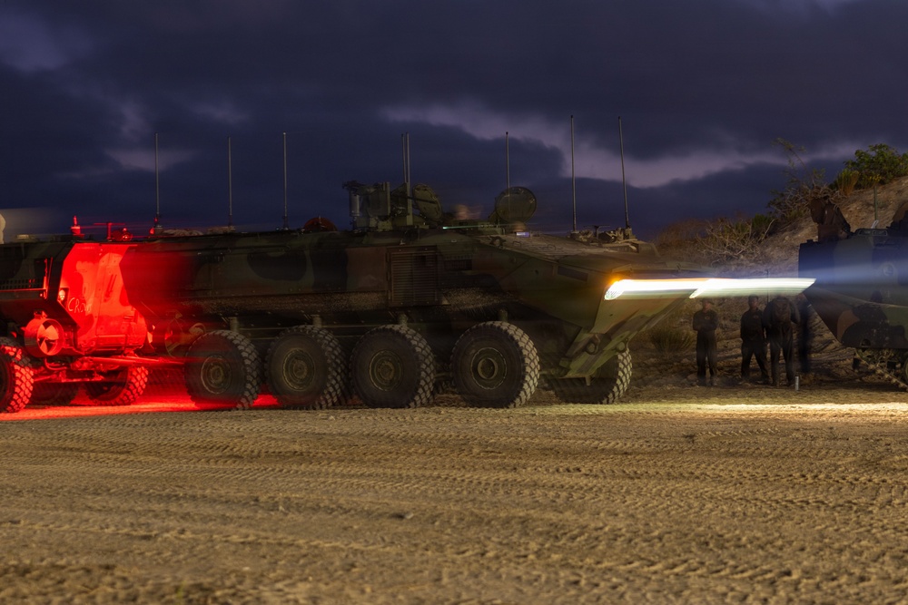 U.S. Marines with 3d AA Bn. conduct driving refamiliarization