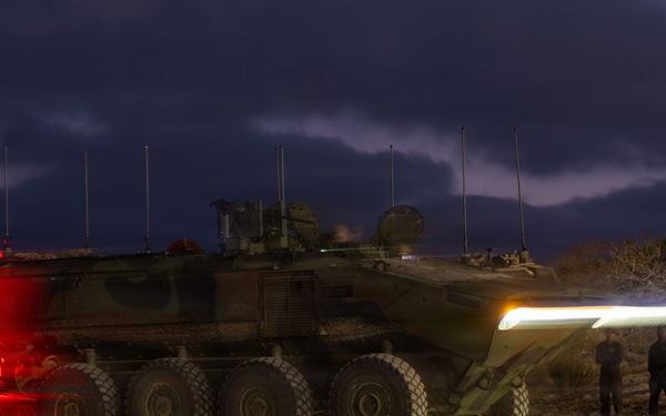 U.S. Marines with 3d AA Bn. conduct driving refamiliarization