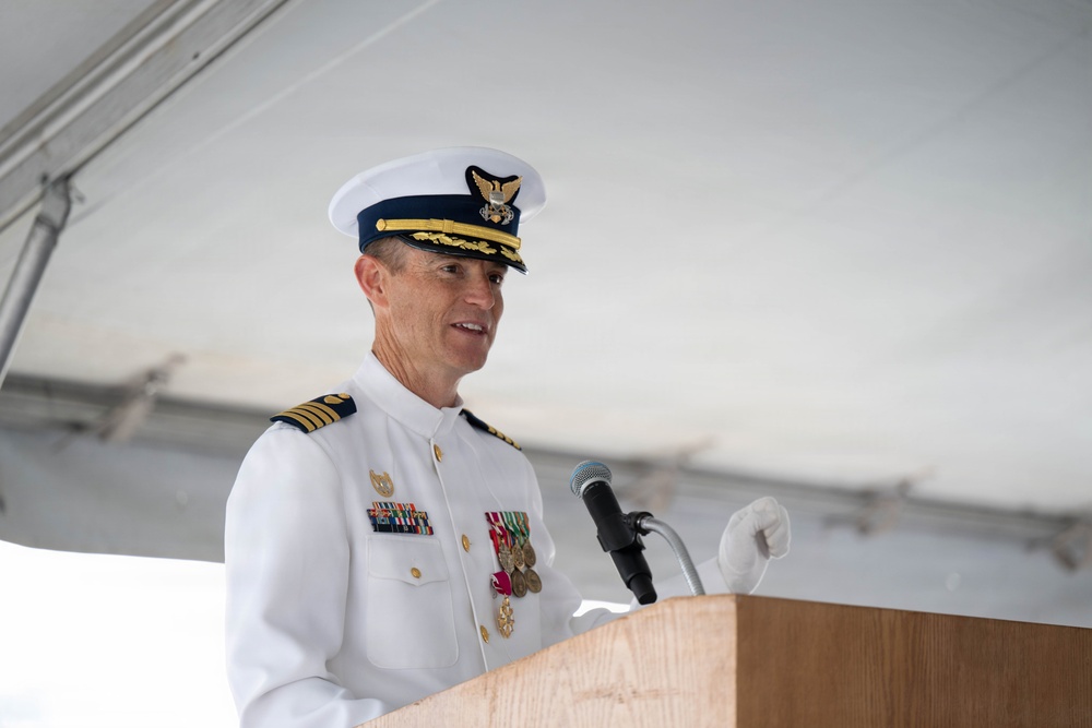 U.S. Coast Guard Base Seattle holds change-of-command ceremony