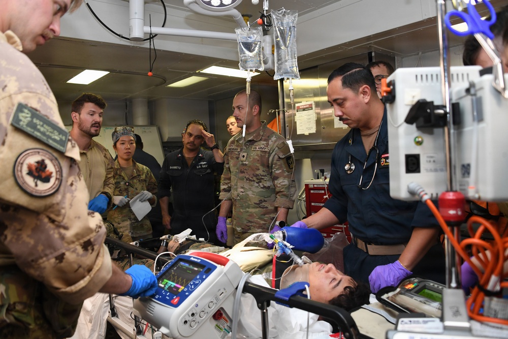 USS Essex conducts mass casualty drill during RIMPAC 2026