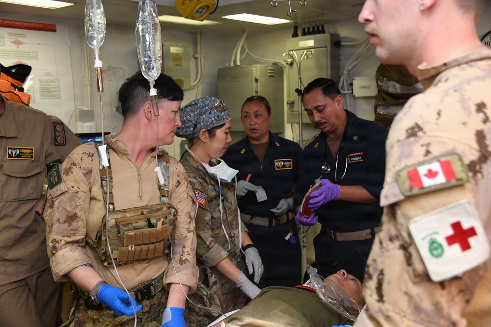 USS Essex conducts mass casualty drill during RIMPAC 2026