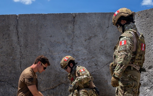 Multinational explosive ordnance disposal technicians train during RIMPAC 26