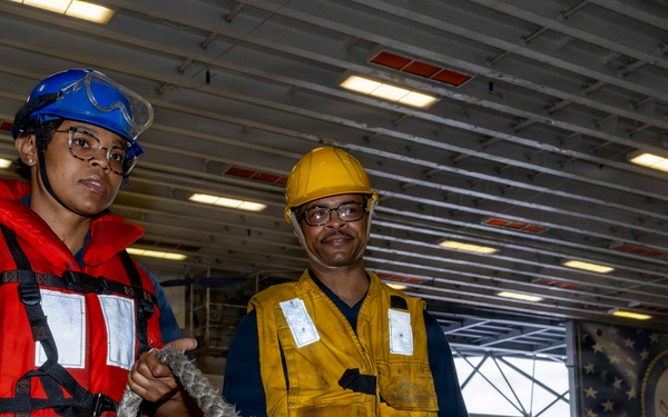 USS Kearsarge LHD 3 Conducts Replenishment at Sea