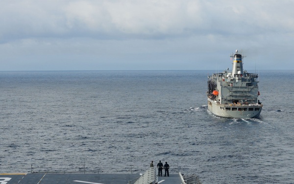 USS Kearsareg Conducts RAS