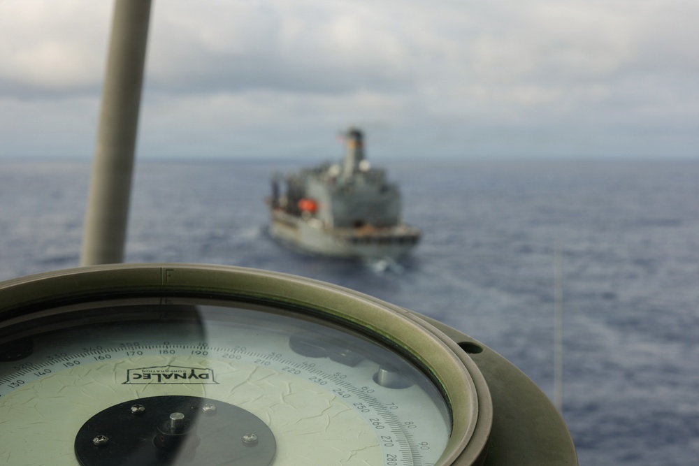USS Kearsareg Conducts RAS
