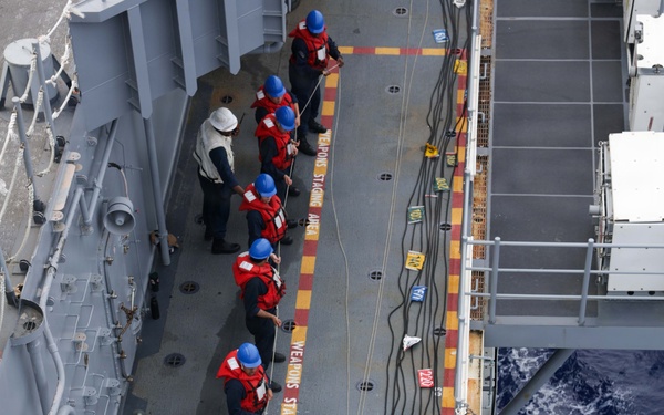 USS Kearsareg Conducts RAS