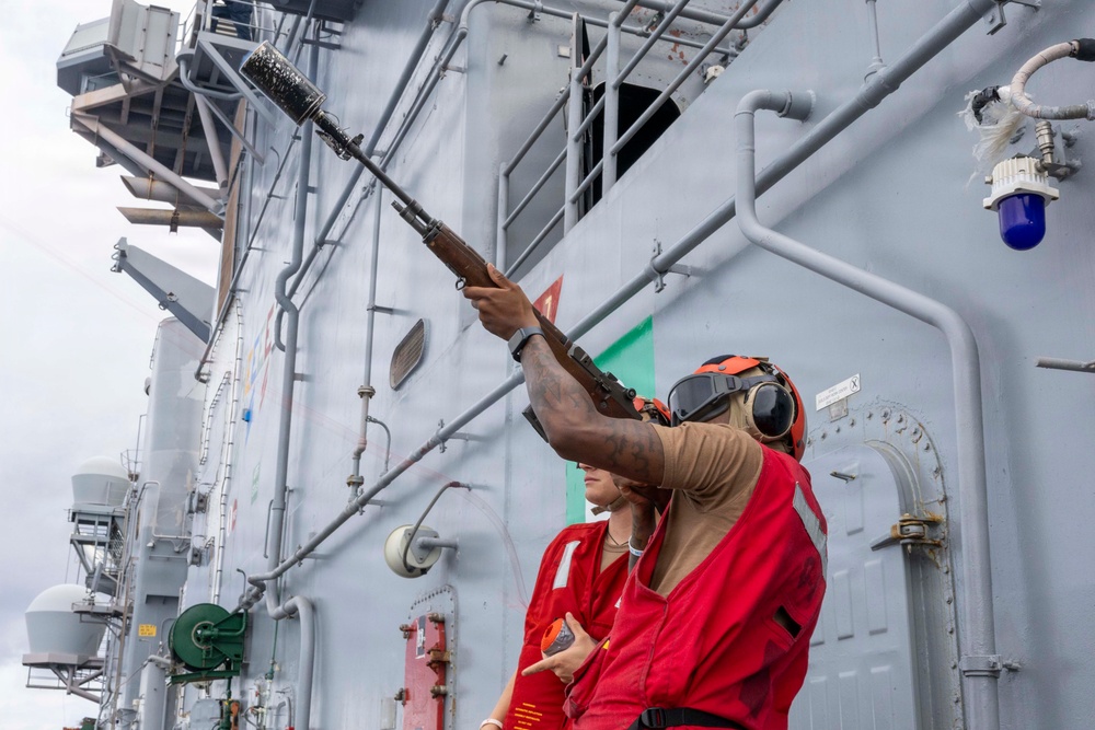 USS Kearsarge Conducts Replenishment at Sea