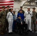 WWII Navy Veteran Tours USS Arlington for INR250