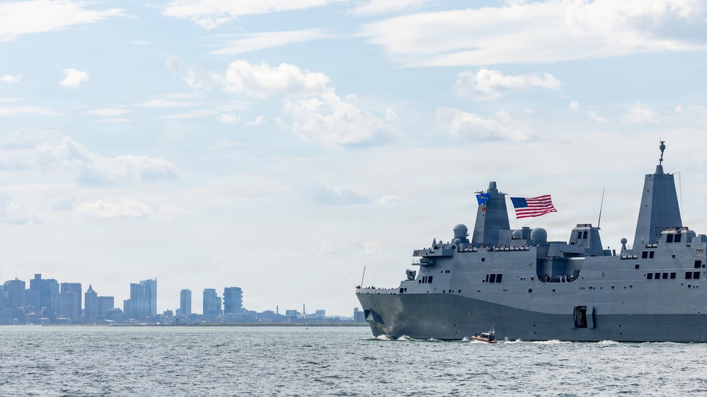 USS Arlington Arrival to Sail250 Boston