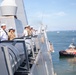 USS Arlington (LPD 24) arrives in Boston for SAIL 250 Boston