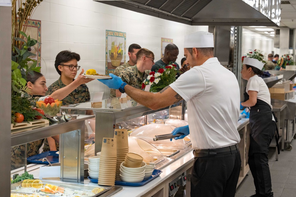 Naval Station Rota Galley Five Star Accreditation award