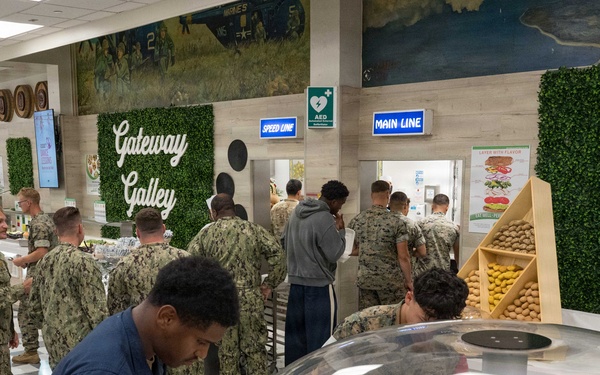Naval Station Rota Galley Five Star Accreditation award