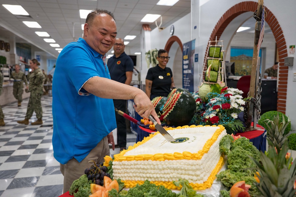Naval Station Rota Galley Five Star Accreditation award