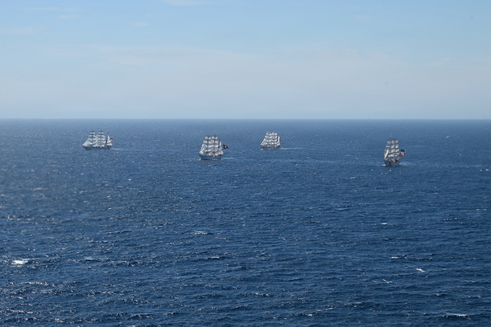 Four sister ships compete in race for Sail250