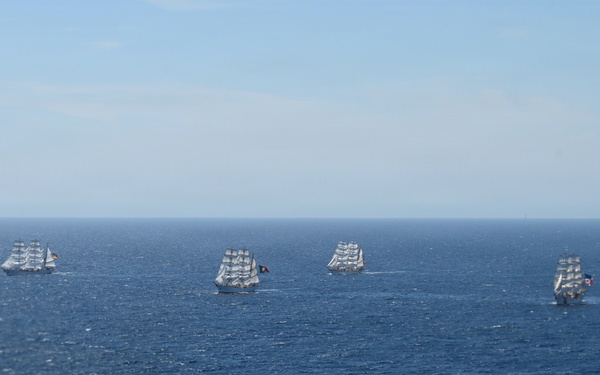 Four sister ships compete in race for Sail250