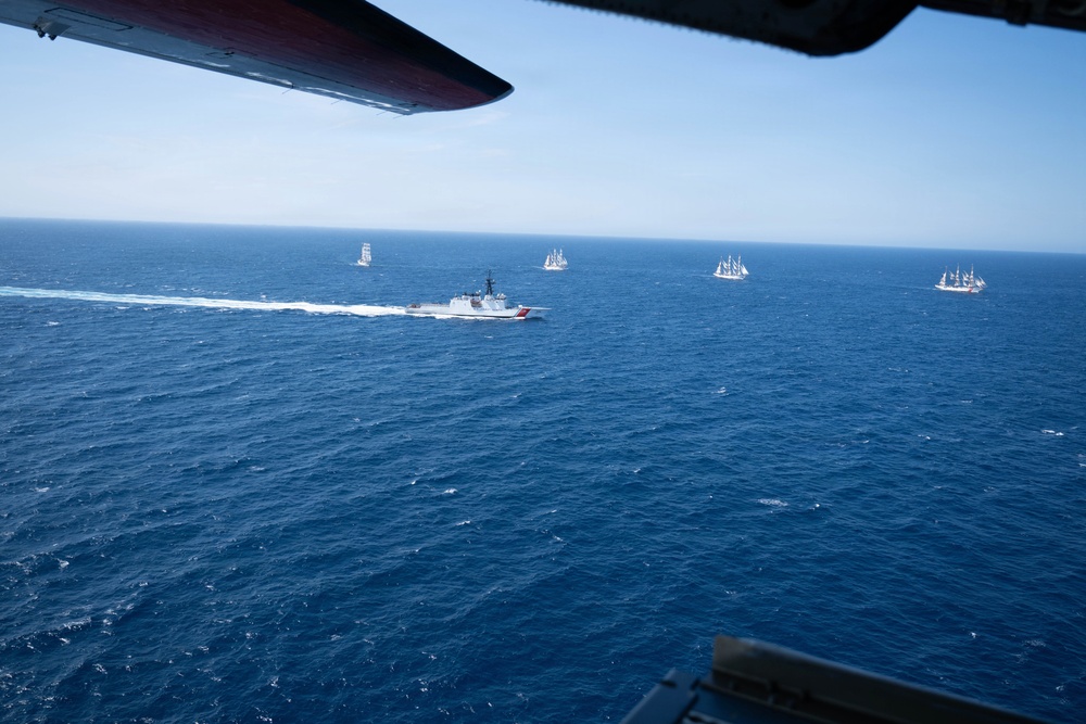 Four sister ships compete in race for Sail250