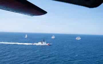 Four sister ships compete in race for Sail250