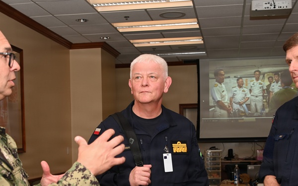 Inspector for the Navy of the Republic of Poland Vice Adm. Jarosław Ziemiański visits RIMPAC 2026 CJIB