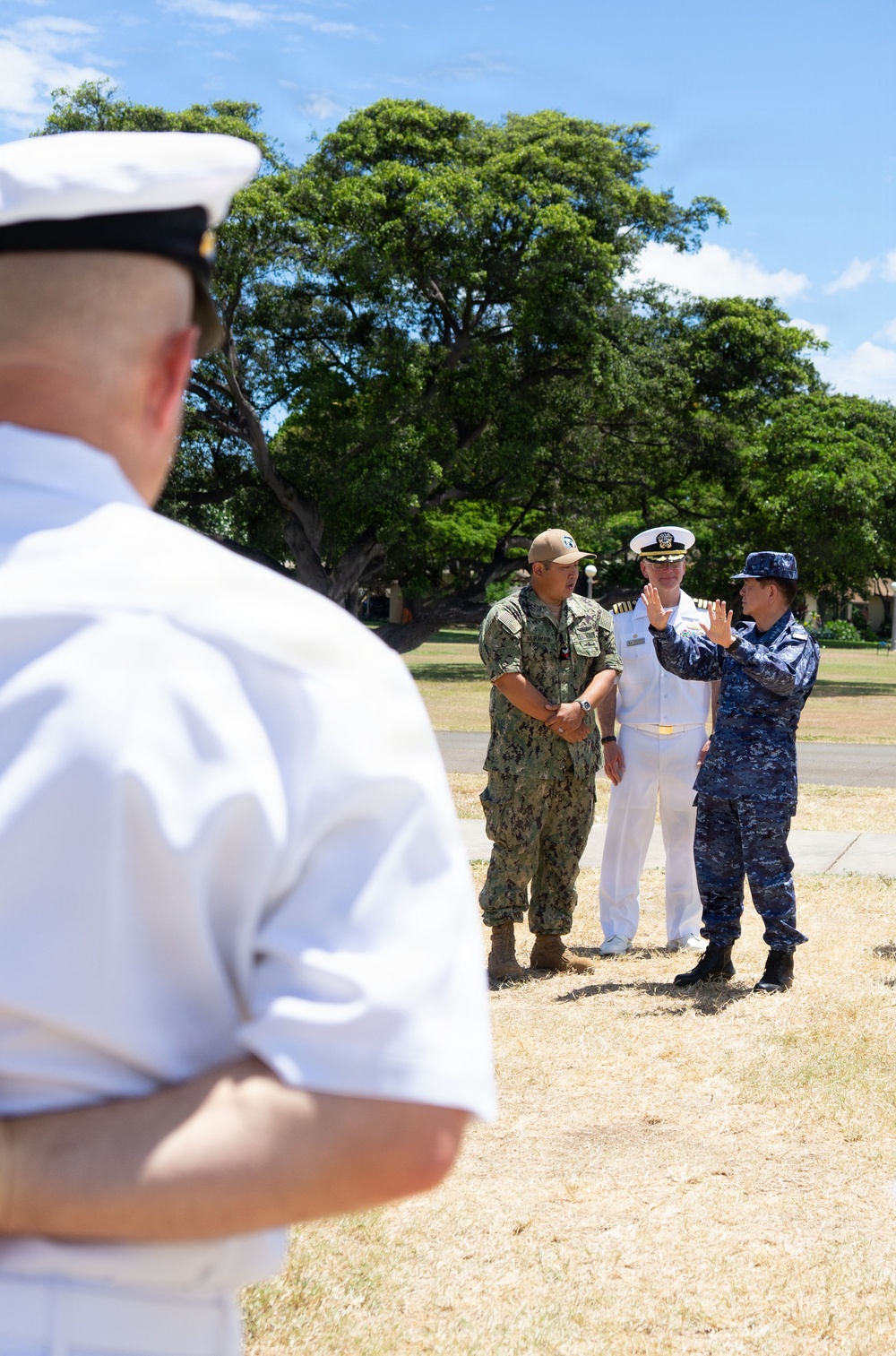 JMSDF Chief of Staff visits Seabees