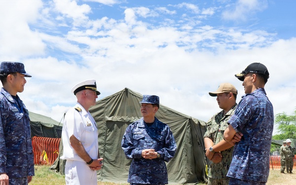 JMSDF Chief of Staff visits Seabees