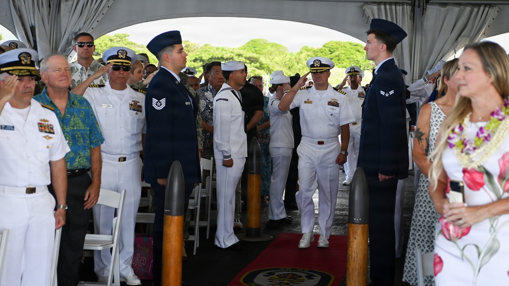 Joint Base Pearl Harbor-Hickam Change of Command and Retirement Ceremony