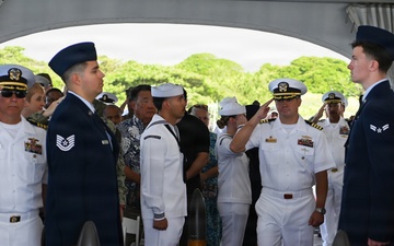 Joint Base Pearl Harbor-Hickam Change of Command and Retirement Ceremony
