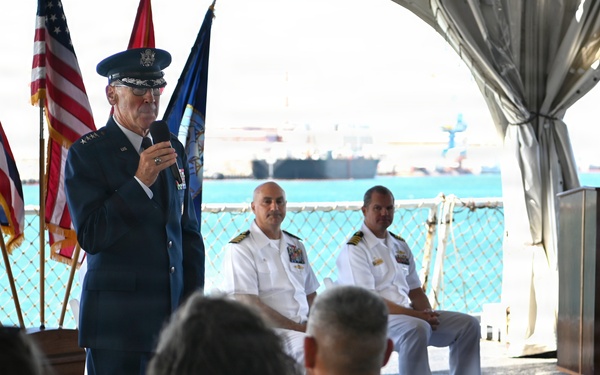 Joint Base Pearl Harbor-Hickam Change of Command and Retirement Ceremony