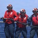 USS Carl M. Levin conducts firefighting drills during RIMPAC 2026
