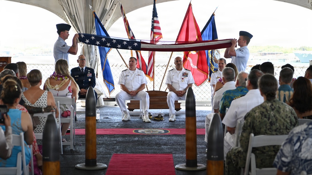 Joint Base Pearl Harbor-Hickam Change of Command and Retirement Ceremony