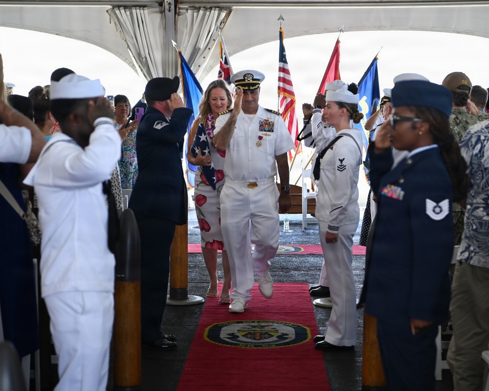 Joint Base Pearl Harbor-Hickam Change of Command and Retirement Ceremony