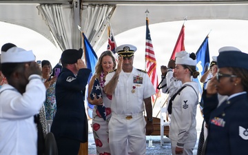 Joint Base Pearl Harbor-Hickam Change of Command and Retirement Ceremony