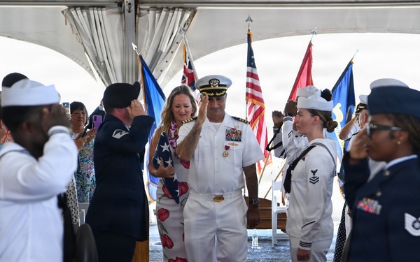 Joint Base Pearl Harbor-Hickam Change of Command and Retirement Ceremony